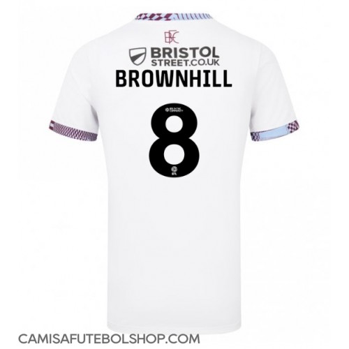 Camisa de time de futebol Burnley Josh Brownhill #8 Replicas 3º Equipamento 2024-25 Manga Curta